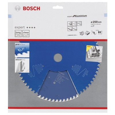 Bosch - Expert Serisi Alüminyum için Daire Testere Bıçağı 250*30 mm 68 Diş