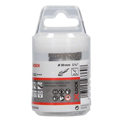 Bosch - X-LOCK - Best Serisi, Taşlama İçin Seramik Kuru Elmas Delici 30*35 mm