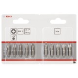 Bosch - Extra Hard Serisi Vidalama Ucu PH2*25 mm 10'lu