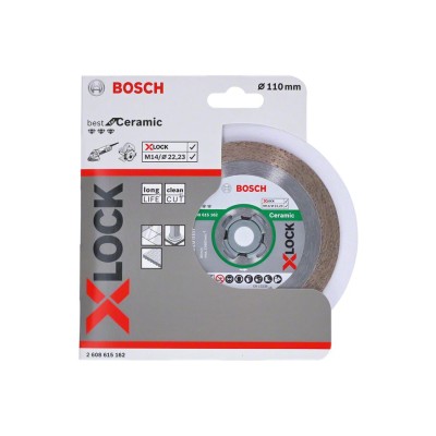 Bosch - X-LOCK - Best Serisi Seramik İçin, Elmas Kesme Diski 110 mm