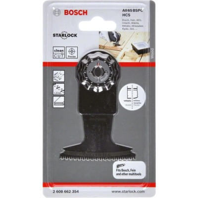 Bosch - Starlock - AII 65 BSPC - HCS Sert Ahşap İçin Daldırmalı Testere Bıçağı 1'li