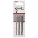 Bosch - Extra Hard Serisi Vidalama Ucu PH2*89 mm 3'lü