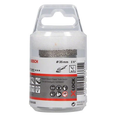 Bosch - X-LOCK - Best Serisi, Taşlama İçin Seramik Kuru Elmas Delici 35*35 mm