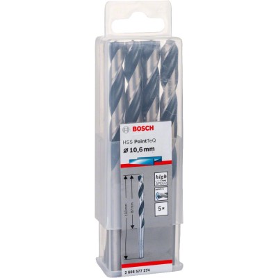 Bosch - HSS-PointeQ Metal Matkap Ucu 10,6 mm 5'li