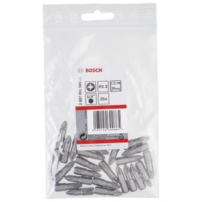 Bosch - Extra Hard Serisi Vidalama Ucu PZ 2*25 mm 25'li