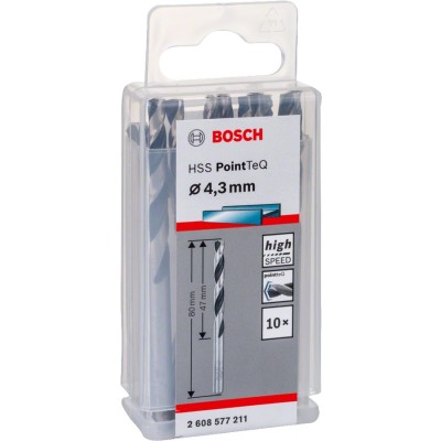 Bosch - HSS-PointeQ Metal Matkap Ucu 4,3 mm 10'lu