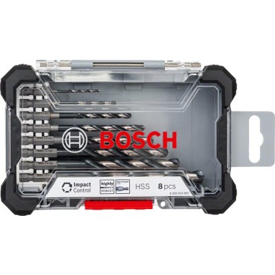 Bosch - Impact Control Serisi HSS Metal Matkap Ucu Seti 8'li
