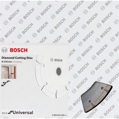 Bosch - Ekonomik Seri 9+1 Genel Yapı Malzemeleri İçin Elmas Kesme Diski 230 mm