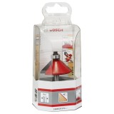 Bosch - Expert Serisi Ahşap İçin Çift Oluklu, Sert Metal Bilye Yataklı Pah Açma Frezesi 8*15,65*61 mm