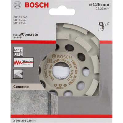 Bosch - Best Serisi Beton İçin Elmas Çanak Disk 125 mm