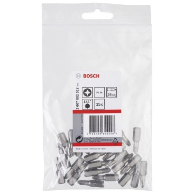 Bosch - Extra Hard Serisi Vidalama Ucu PZ2R*25 mm 25'li