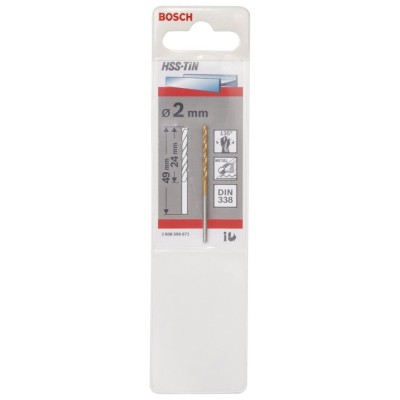 Bosch - HSS-TiN Metal Matkap Ucu 2*49 mm