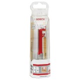 Bosch - Expert Serisi Ahşap İçin Çift Oluklu, Sert Metal Düz Freze Ucu 12*12*98 mm