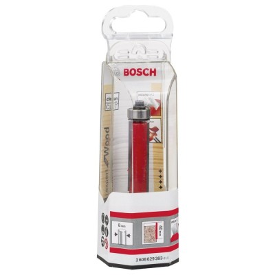 Bosch - Expert Serisi Laminant İçin Çift Oluklu, Sert Metal Altta Bilya Yataklı Freze Ucu 8*12,7*84 mm