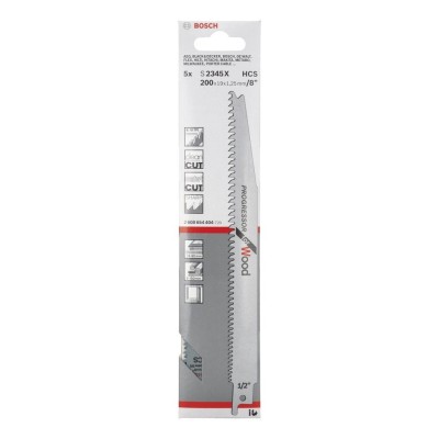Bosch - Progressor Serisi Ahşap için Panter Testere Bıçağı S 2345 X - 5'li