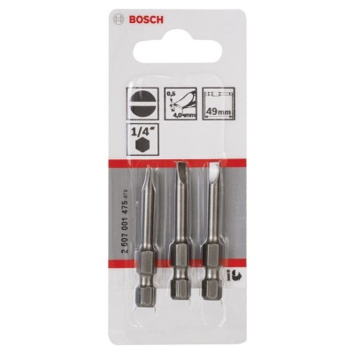 Bosch - Extra Hard Serisi S0,5x4,0*49 mm 3'lü