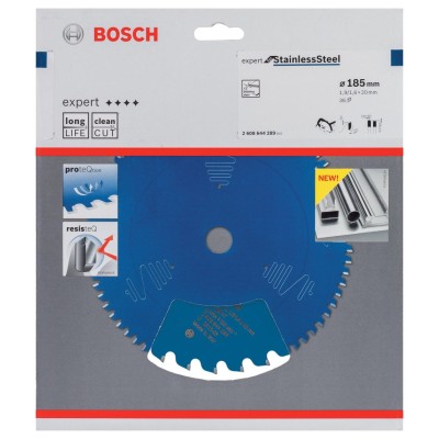Bosch - Expert Serisi Paslanmaz Çelik için Daire Testere Bıçağı 185*20 mm 36 Diş
