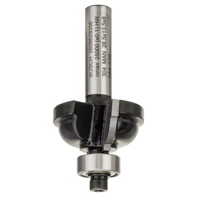 Bosch - Standard Seri Ahşap İçin Çift Oluklu Sert Metal Kenar Biçimlendirme Frezesi 8*28,5*54mm