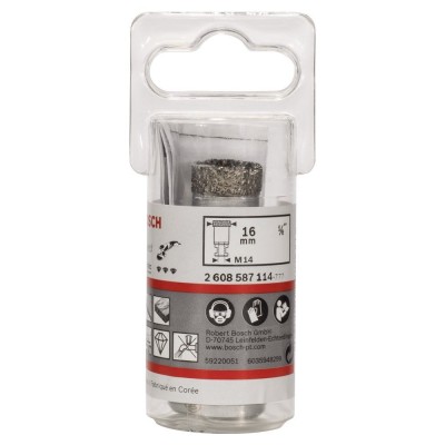 Bosch - Best Serisi, Taşlama İçin Seramik Kuru Elmas Delici 16*30 mm