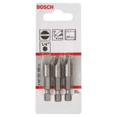 Bosch - Extra Hard Serisi S1,2x8,0*49 mm 3'lü
