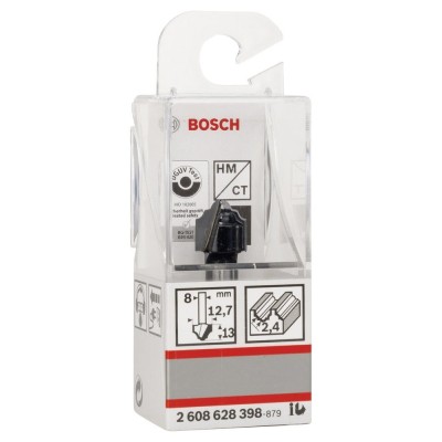Bosch - Standard Seri Ahşap İçin Çift Oluklu Sert Metal Kenar Biçimlendirme Frezesi 8*12,7*46mm