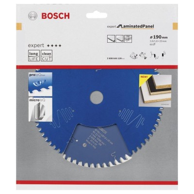 Bosch - Expert Serisi Lamine Panel için Daire Testere Bıçağı 190*20 mm 60 Diş