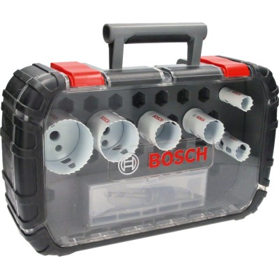 Bosch - Yeni Progressor Serisi Delik Açma Testeresi (Panç) Seti 9 Parça Ø 20-25-32-38-51-64 mm