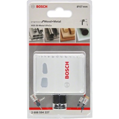 Bosch - Yeni Progressor Serisi Ahşap ve Metal için Delik Açma Testeresi (Panç) 67 mm