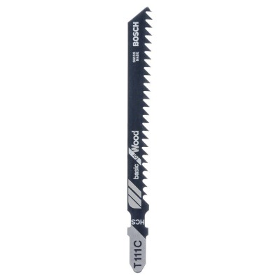 Bosch - Ekonomik Seri Ahşap İçin T 111 C Dekupaj Testeresi Bıçağı - 25'Li Paket