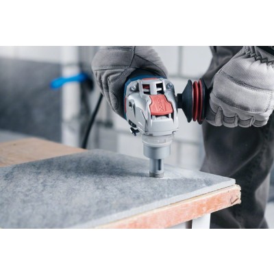 Bosch - X-LOCK - Best Serisi, Taşlama İçin Seramik Kuru Elmas Delici ve Elmas Parmak Freze Uçlu 5 Parça Set