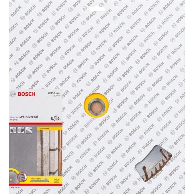 Bosch - Standard Seri Genel Yapı Malzemeleri ve Metal İçin Elmas Kesme Diski 350*25,4 mm