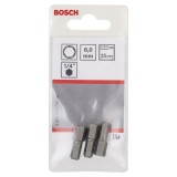 Bosch - Extra Hard Serisi HEX8*25 mm 3'lü