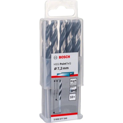 Bosch - HSS-PointeQ Metal Matkap Ucu 7,2 mm 10'lu
