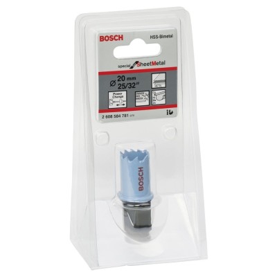 Bosch - Special Serisi Metal Ve Inox Malzemeler için Delik Açma Testeresi (Panç) 20 mm