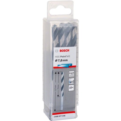 Bosch - HSS-PointeQ Metal Matkap Ucu 7,8 mm 10'lu