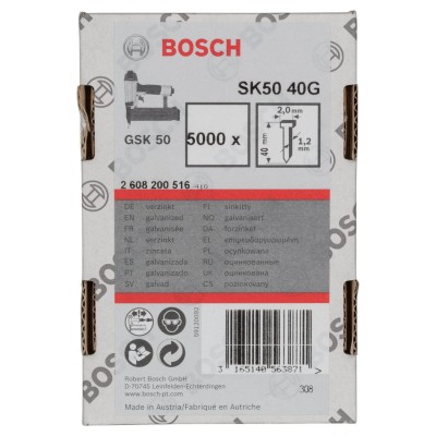 Bosch - GSK 50 Çivisi  40 mm 5000li