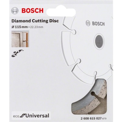 Bosch - Ekonomik Seri Genel Yapı Malzemeleri İçin Elmas Kesme Diski 115 mm
