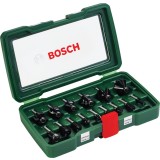 Bosch - 15 Parça Freze Seti 8 mm Şaftlı