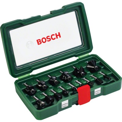 Bosch - 15 Parça Freze Seti 8 mm Şaftlı