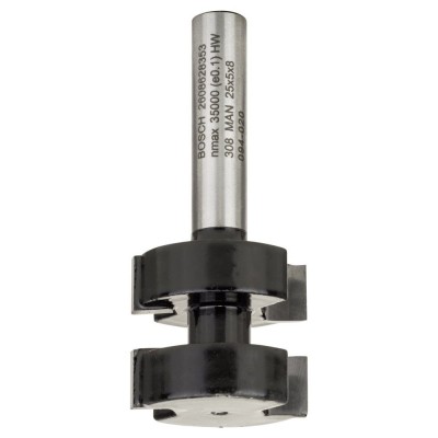 Bosch - Standard Seri Ahşap İçin Çift Oluklu, Sert Metal Dilli Birleşim Frezesi 8*25*58 mm