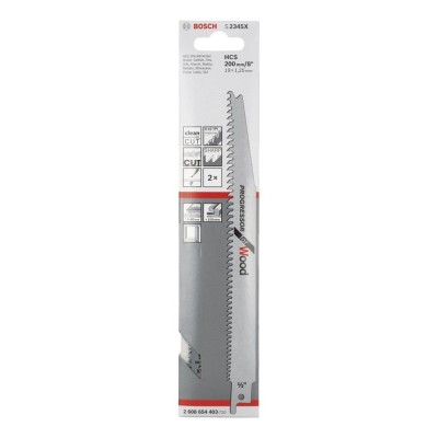 Bosch - Progressor Serisi Ahşap için Panter Testere Bıçağı S 2345 X - 2'li