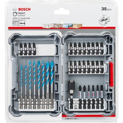 Bosch - Impact Control Serisi HEX-9 MC 35 Parça Karışık Set