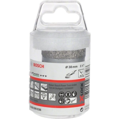 Bosch - X-LOCK - Best Serisi, Taşlama İçin Seramik Kuru Elmas Delici 38*35 mm