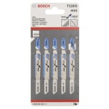 Bosch - Ekonomik Seri Metal İçin T 118 G Dekupaj Testeresi Bıçağı - 5'Li Paket