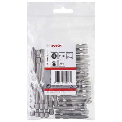 Bosch - Extra Hard Serisi Vidalama Ucu PH2*49 mm 25'li