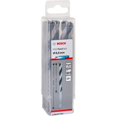 Bosch - HSS-PointeQ Metal Matkap Ucu 8,6 mm 10'lu