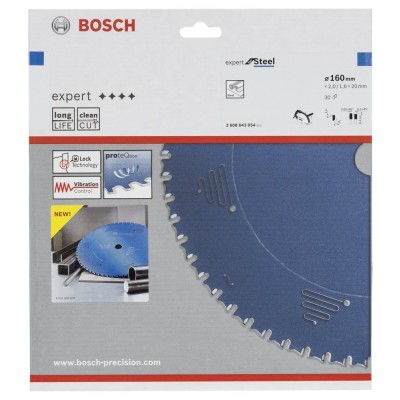 Bosch - Expert Serisi Metal için Daire Testere Bıçağı 160*20 mm 30 Diş