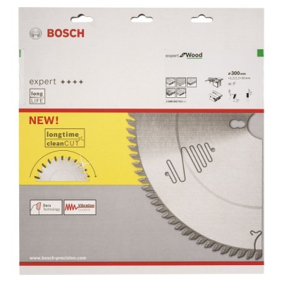 Bosch - Expert Serisi Ahşap için Daire Testere Bıçağı 300*30 mm 96 Diş