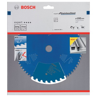 Bosch - Expert Serisi Paslanmaz Çelik için Daire Testere Bıçağı 192*20 mm 38 Diş