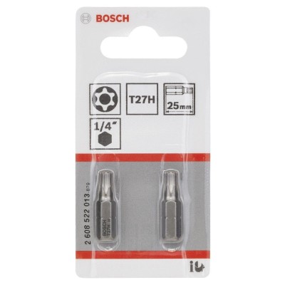 Bosch - Extra Hard Serisi Security-Torx® Vidalama Ucu T27H*25 mm 2li